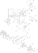 Part Location Diagram of 918-04206 MTD Gearbox Assembly Complete,